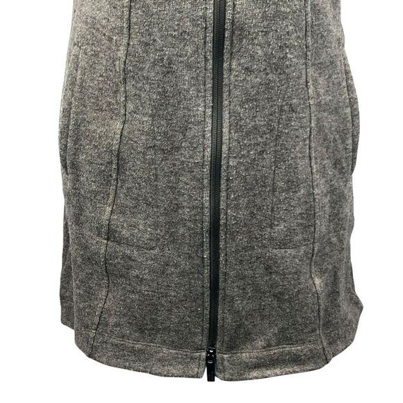 Toad & Co Brown Arriva Long Outbound Travel Vest Size S Wool Blend Zip - Picture 6 of 15